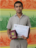 Ashutosh Sahu.Consolation All over India in Inter School Creative Writing (Hindi).
